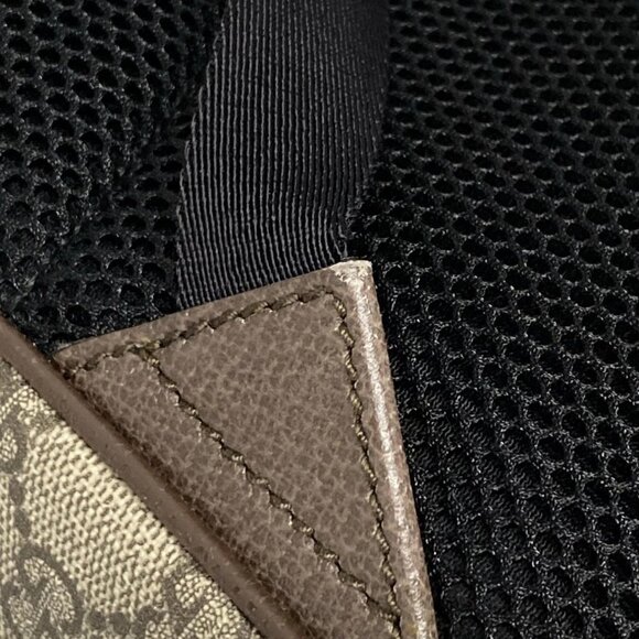 Auth GUCCI GG Supreme/Sherry/Animalier 442892 Beige Dark Brown Multi Leather - Picture 13 of 16